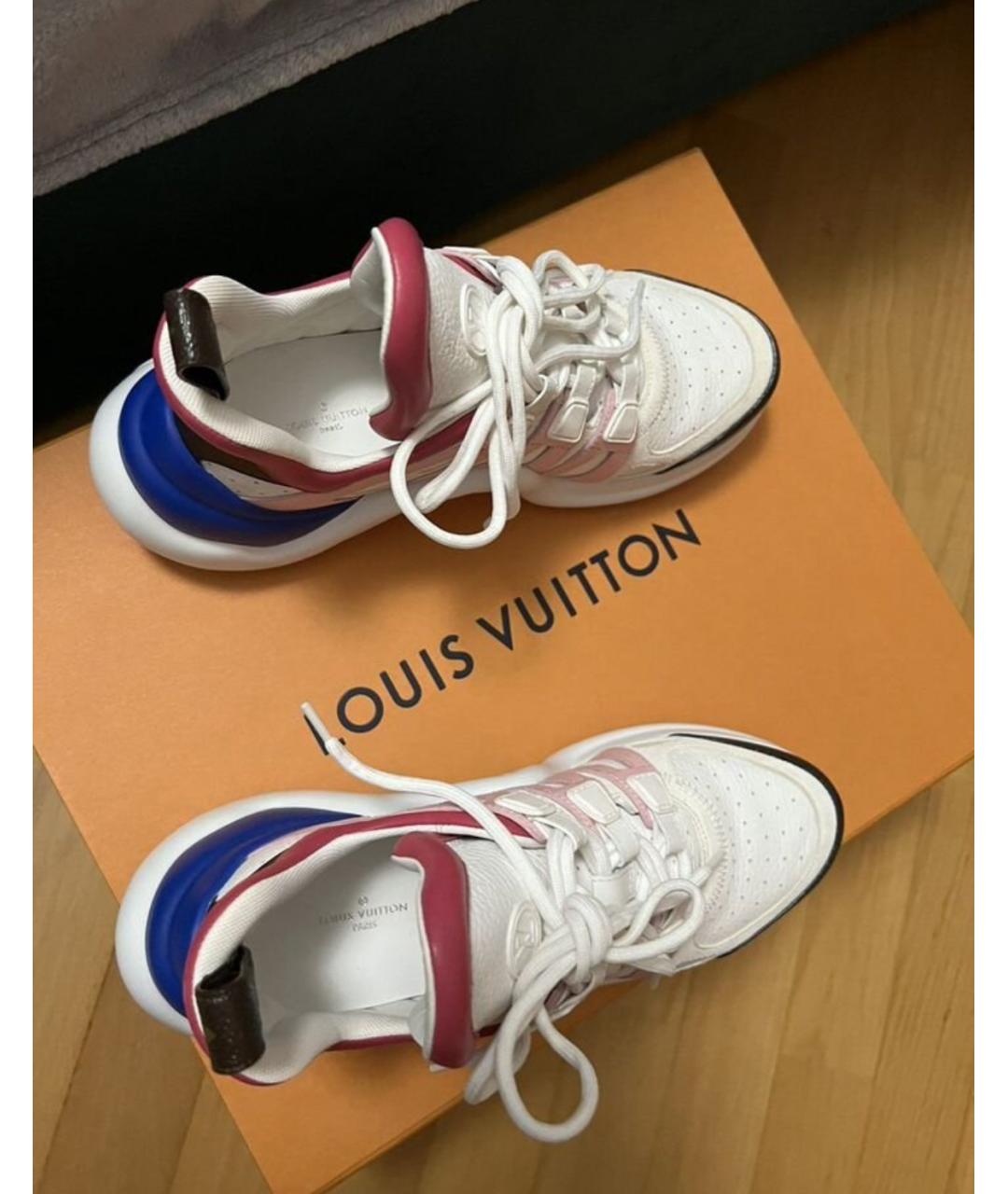 LOUIS VUITTON Мульти кожаные кроссовки, фото 2