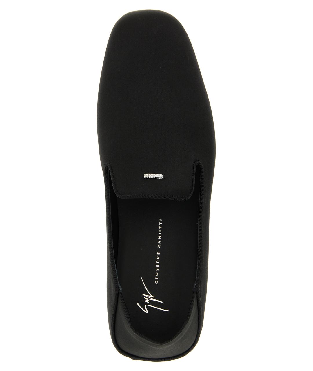 GIUSEPPE ZANOTTI DESIGN Черные синтетические лоферы, фото 4