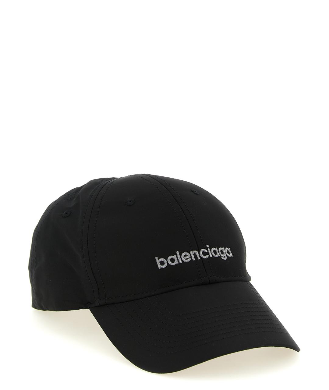 BALENCIAGA Черная синтетическая кепка/бейсболка, фото 2