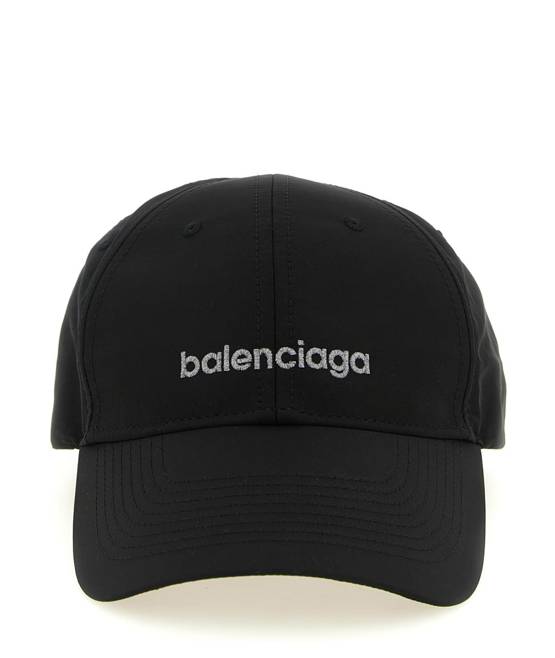 BALENCIAGA Черная синтетическая кепка/бейсболка, фото 1