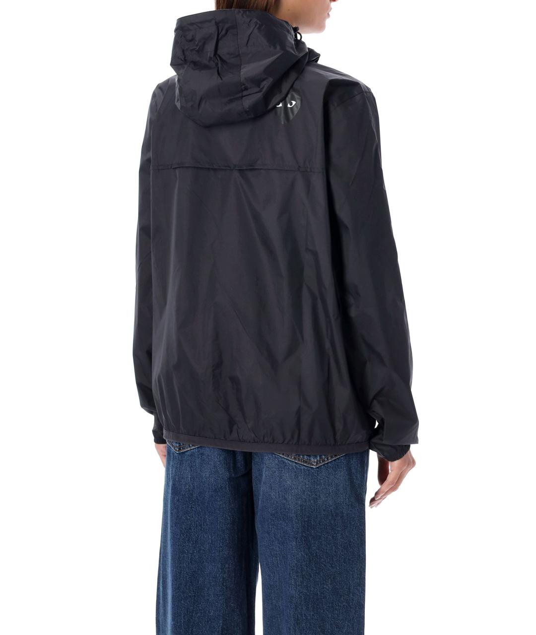 COMME DES GARÇONS PLAY Черная синтетическая куртка, фото 2