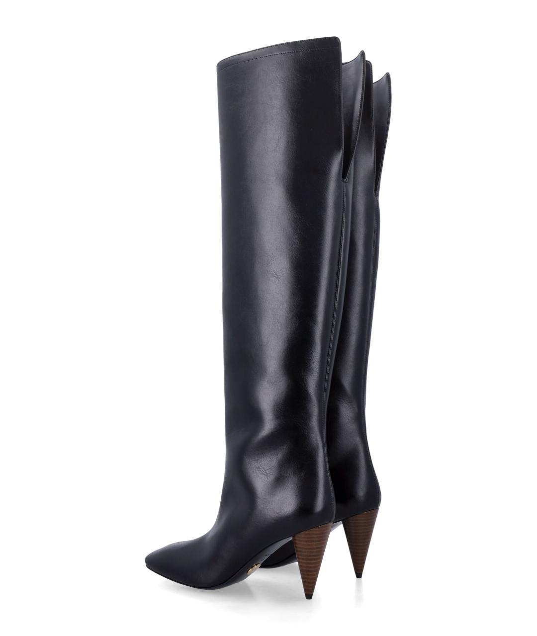 STELLA MCCARTNEY Черные сапоги из искусственной кожи, фото 3