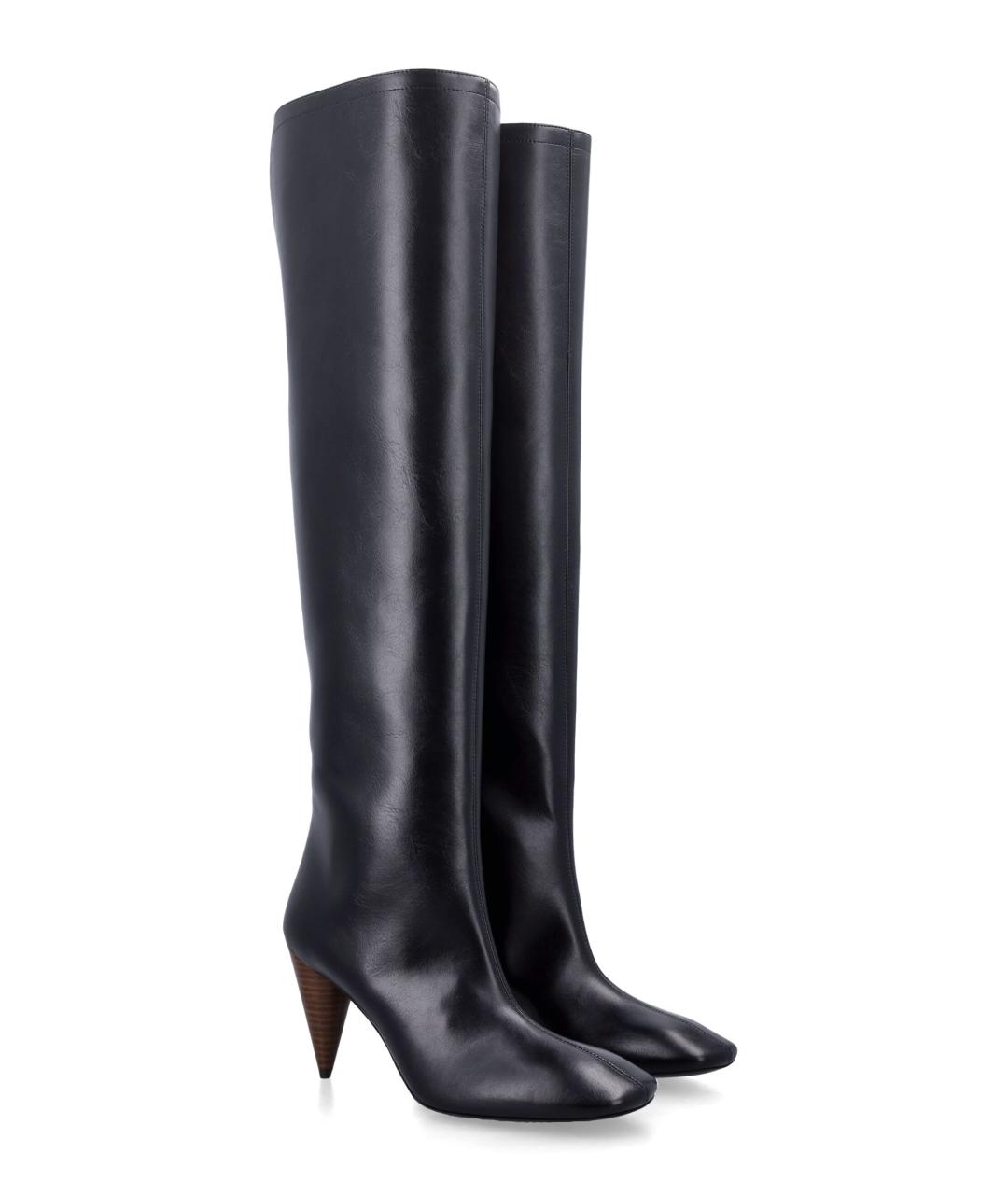 STELLA MCCARTNEY Черные сапоги из искусственной кожи, фото 2