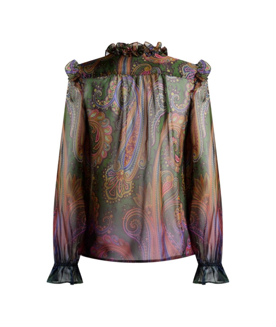 ETRO Мульти шелковая рубашка, фото 2