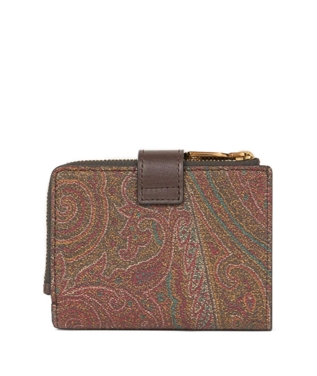 ETRO Коричневый кошелек, фото 4