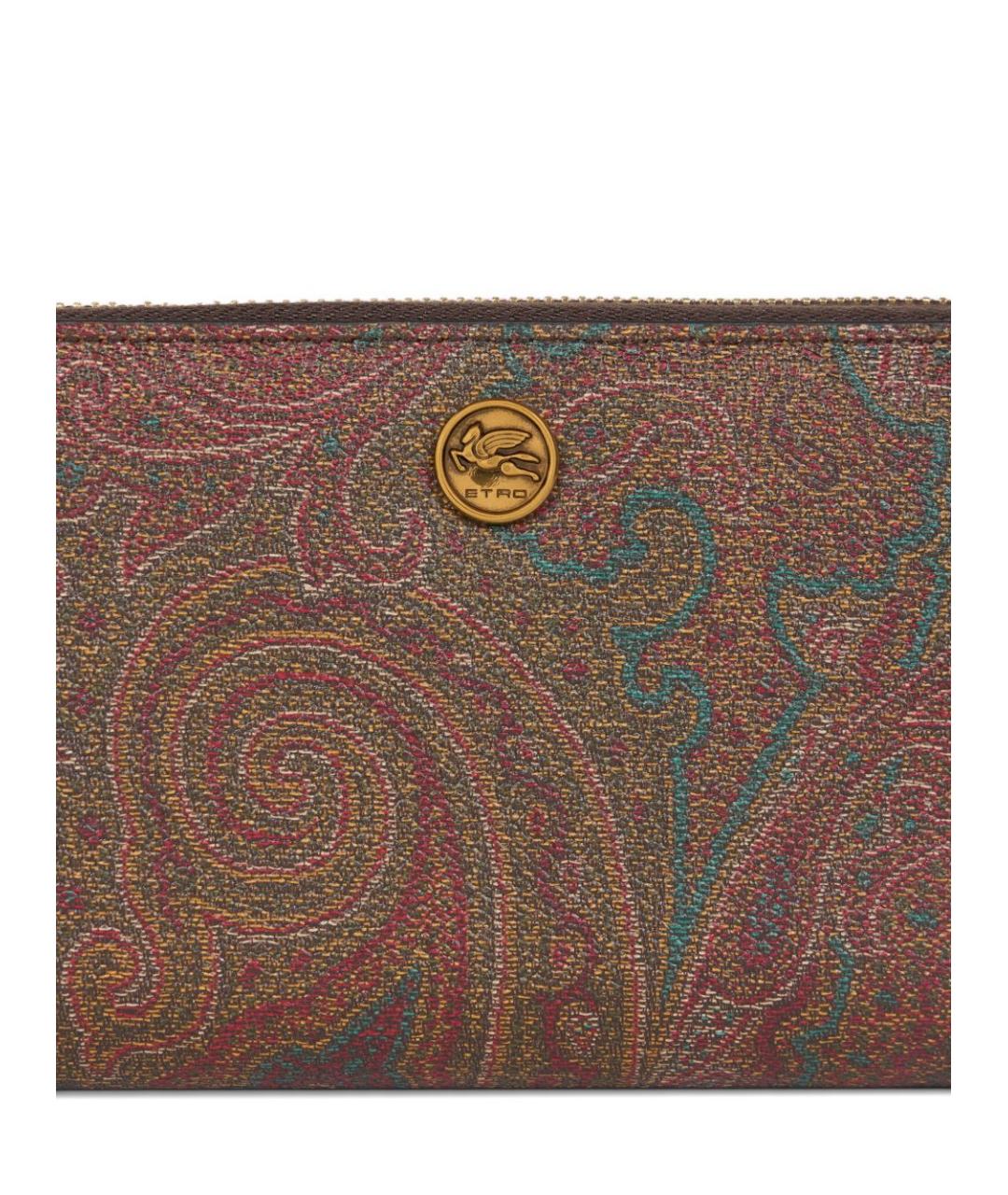 ETRO Коричневый кошелек, фото 2
