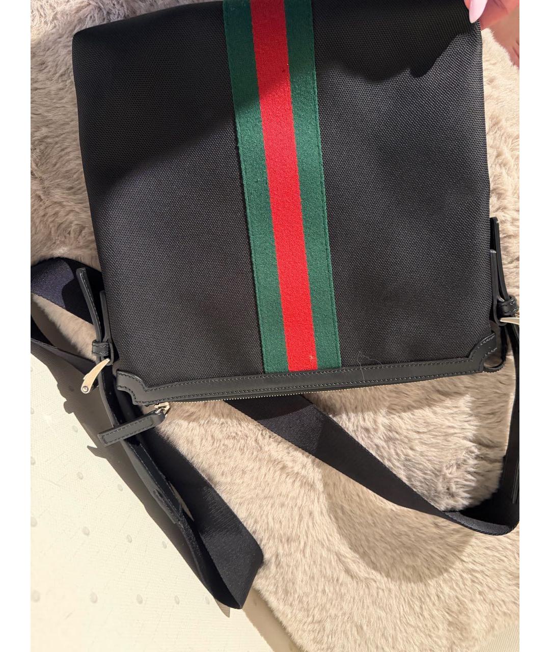 GUCCI Черная поясная сумка, фото 3