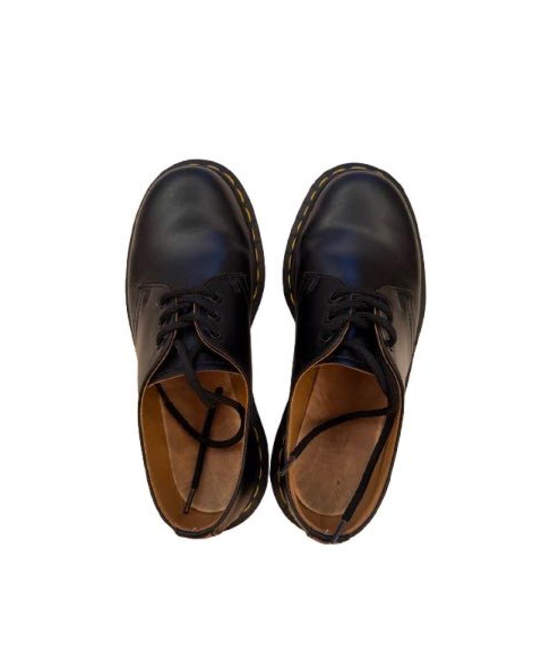 DR. MARTENS Черные кожаные брогги и оксфорды, фото 3