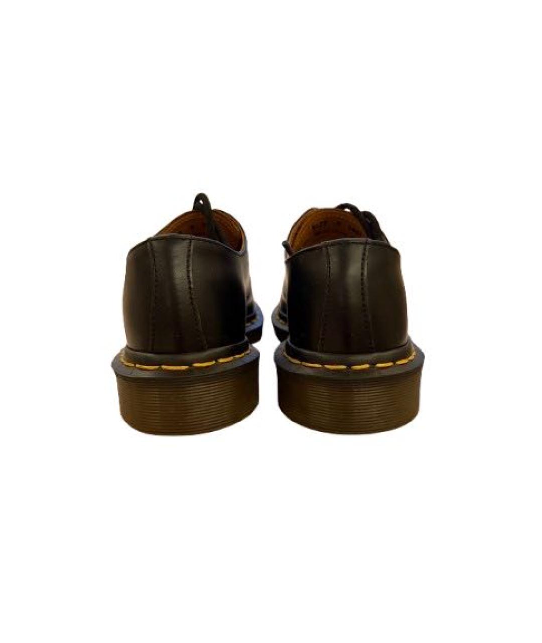 DR. MARTENS Черные кожаные брогги и оксфорды, фото 4