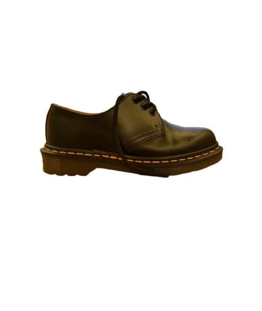 DR. MARTENS Черные кожаные брогги и оксфорды, фото 5