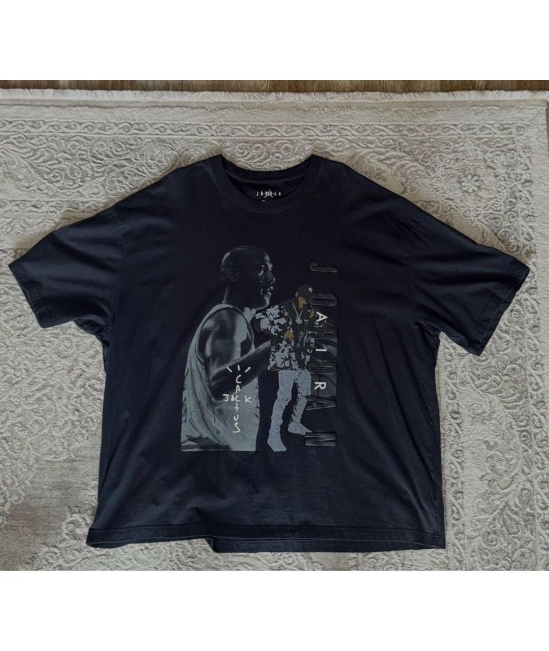CACTUS JACK BY TRAVIS SCOTT Черная хлопковая футболка, фото 8