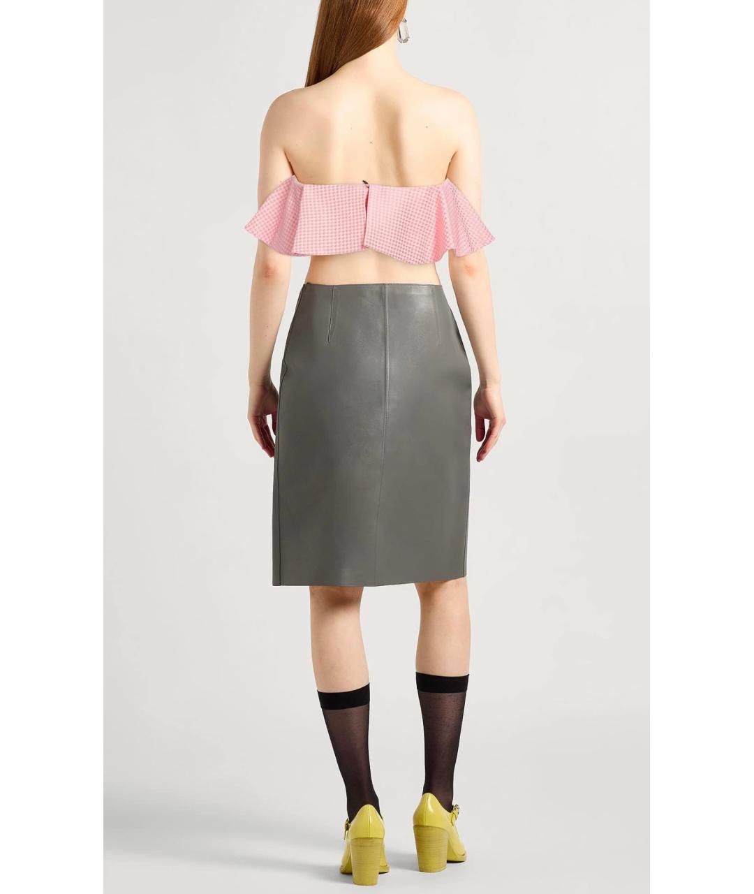 CHRISTIAN DIOR Розовая хлопковая майка, фото 3