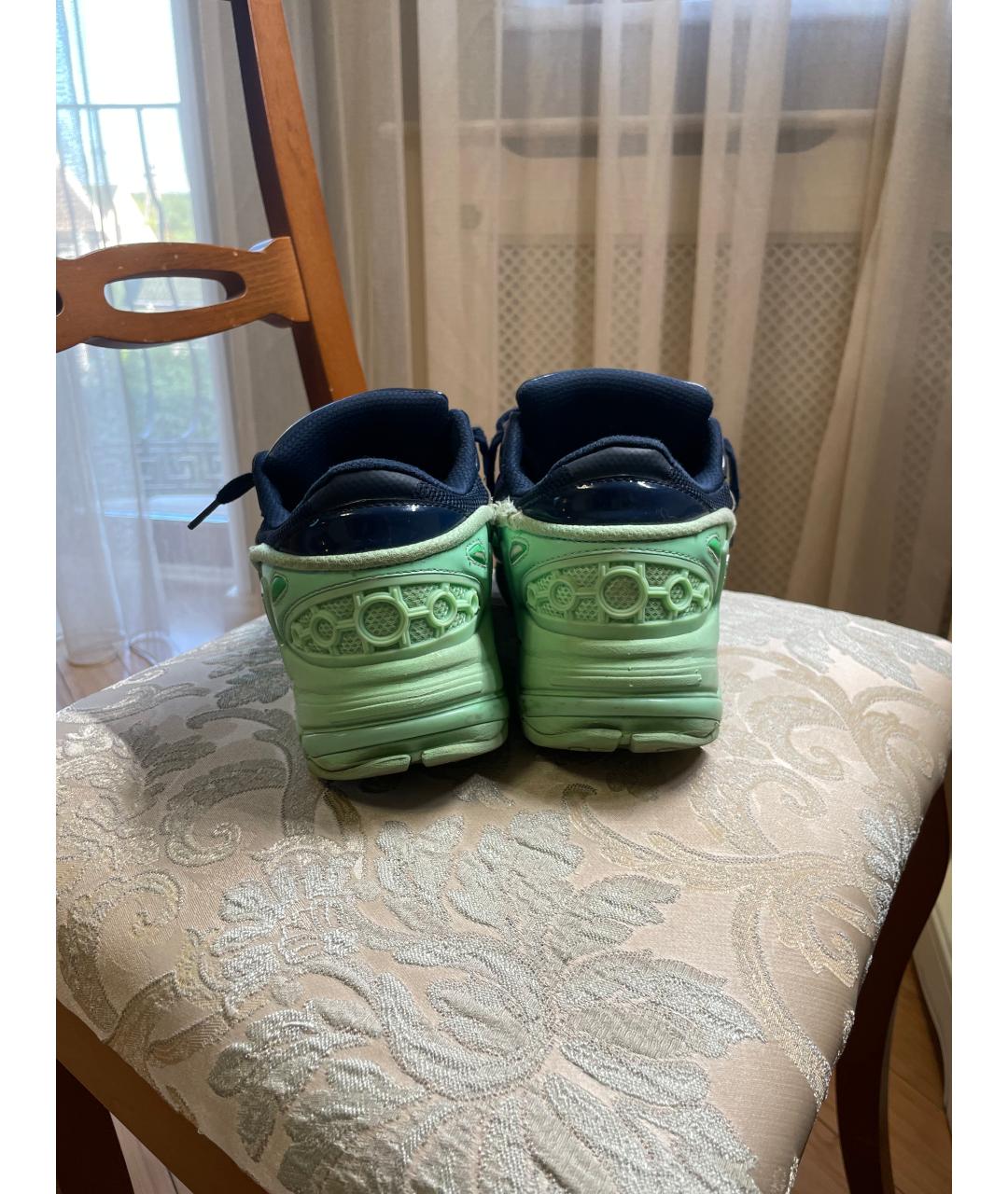 RAF SIMONS Бежевые текстильные низкие кроссовки / кеды, фото 5