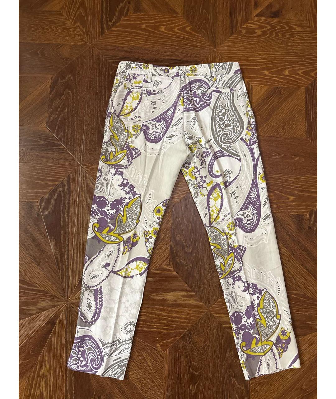 ETRO Хлопковые брюки узкие, фото 2