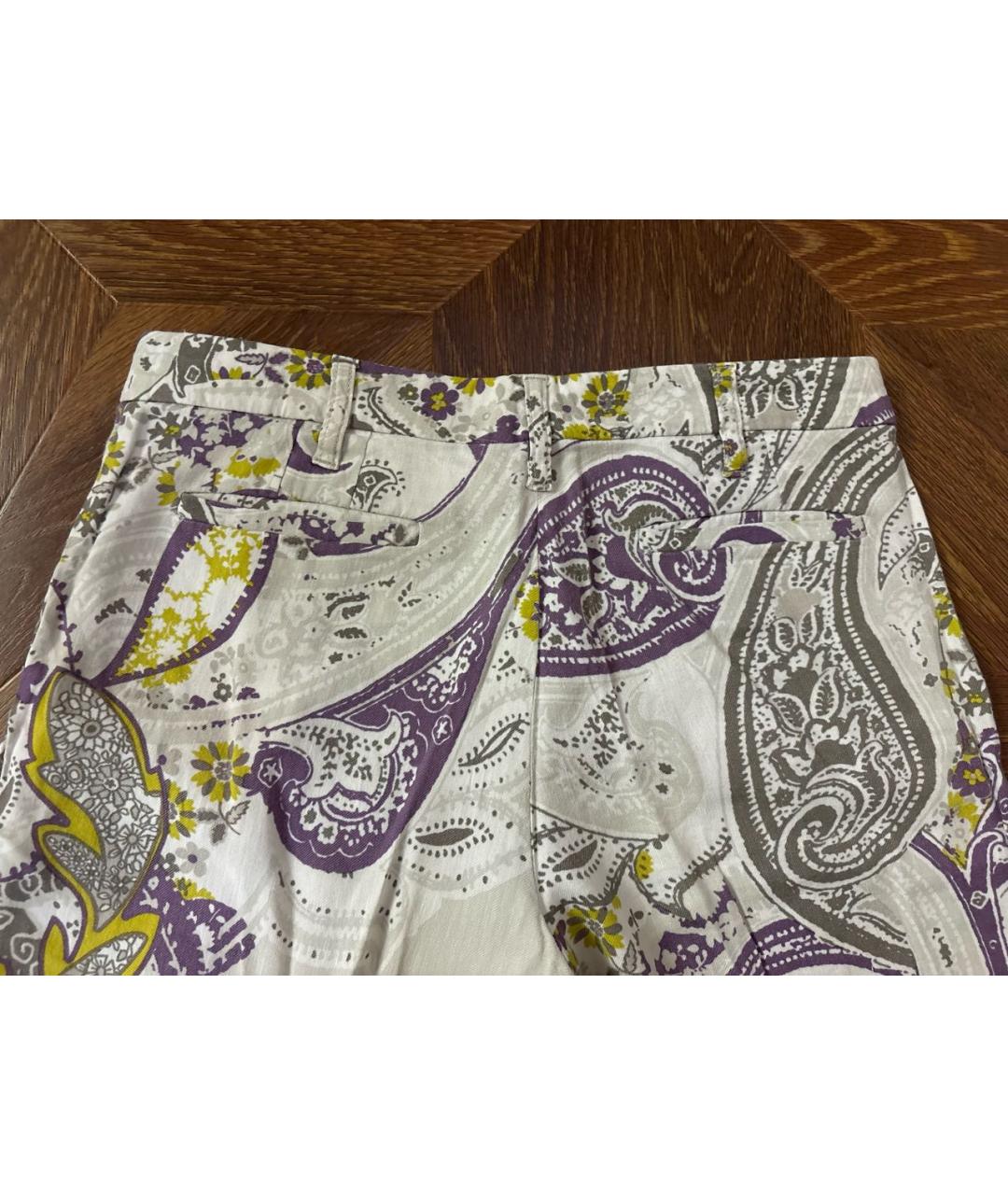 ETRO Хлопковые брюки узкие, фото 6