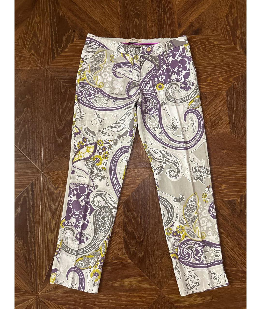 ETRO Хлопковые брюки узкие, фото 8