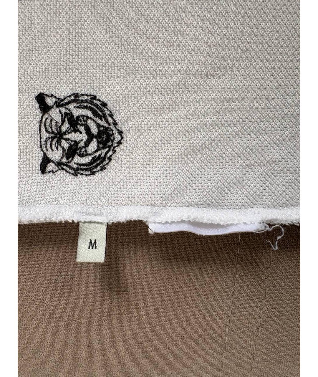 GUCCI Белое хлопковое поло с коротким рукавом, фото 5