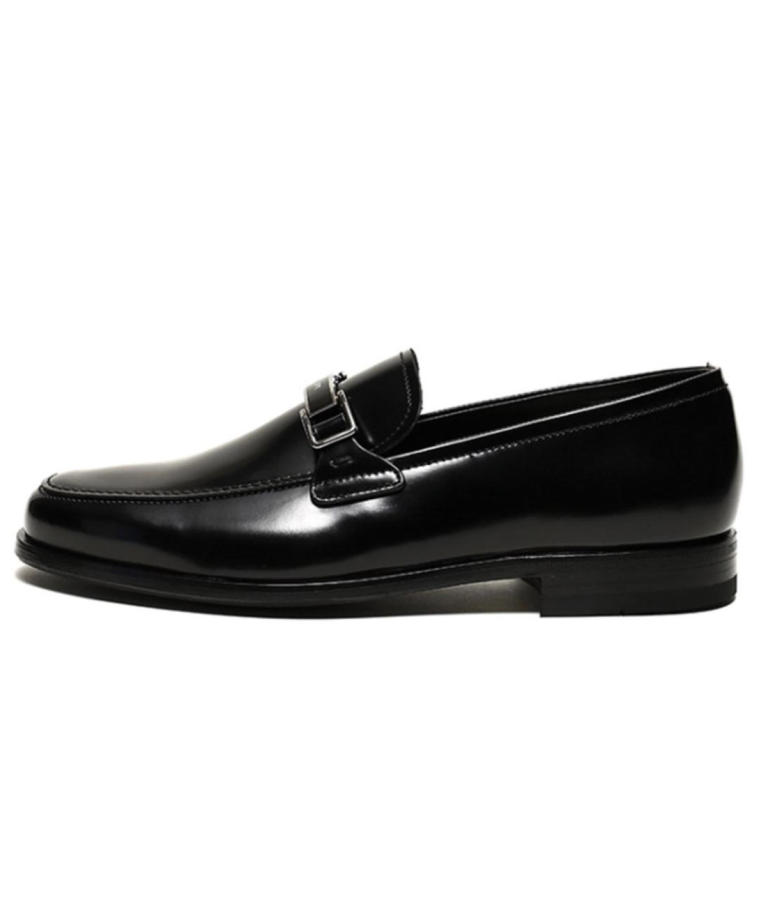 PRADA Черные кожаные лоферы, фото 6