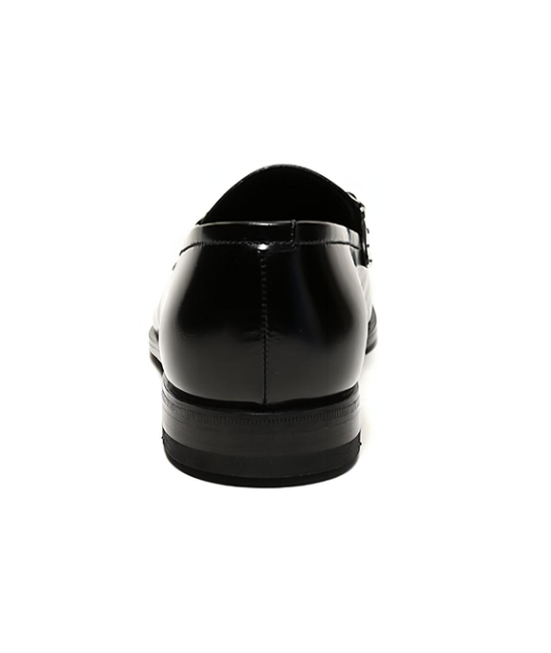 PRADA Черные кожаные лоферы, фото 5