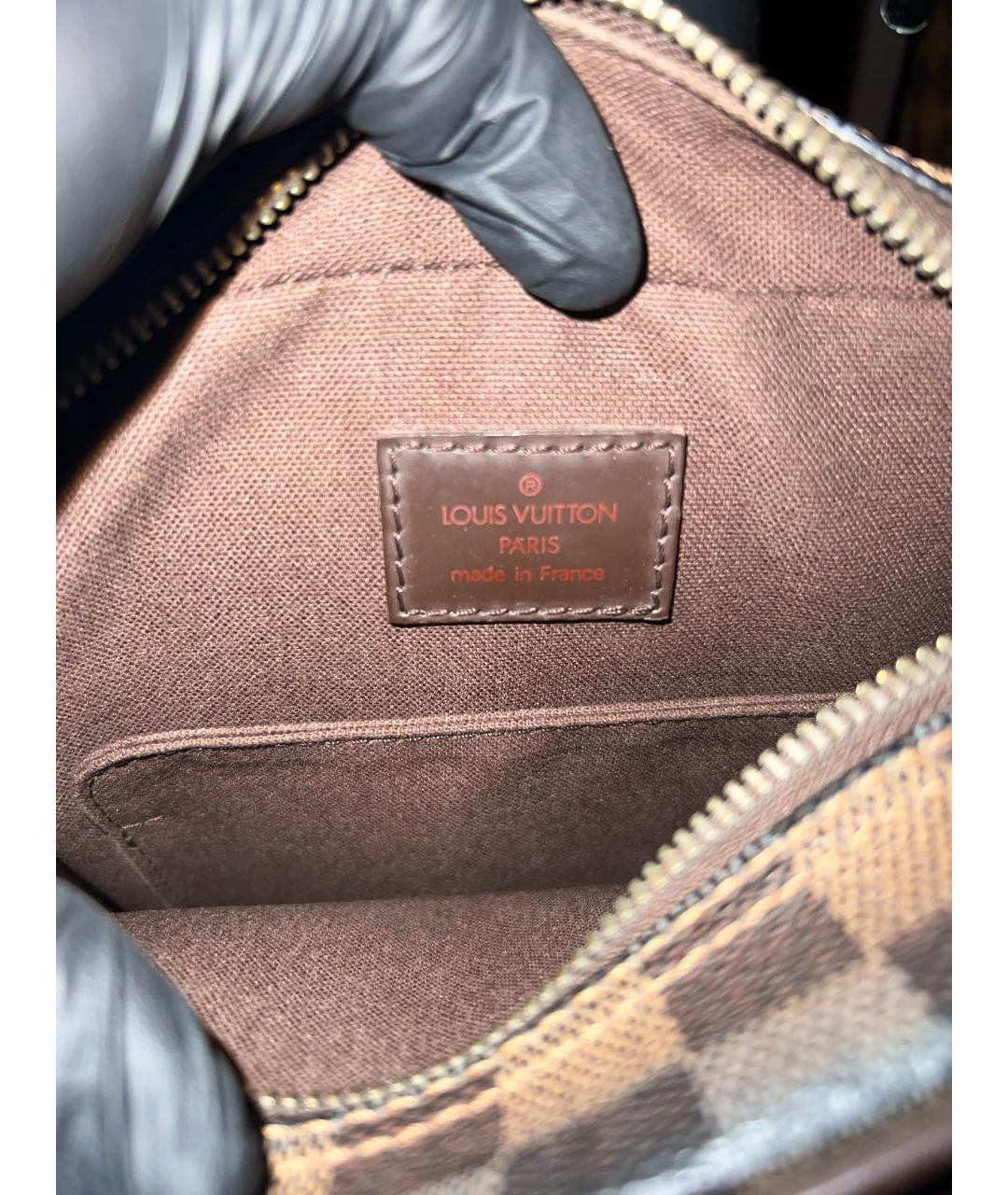 LOUIS VUITTON Коричневая барсетка, фото 4