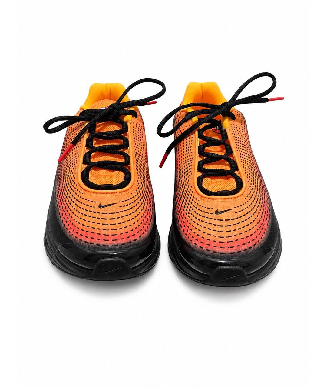 NIKE Оранжевые текстильные низкие кроссовки / кеды, фото 2