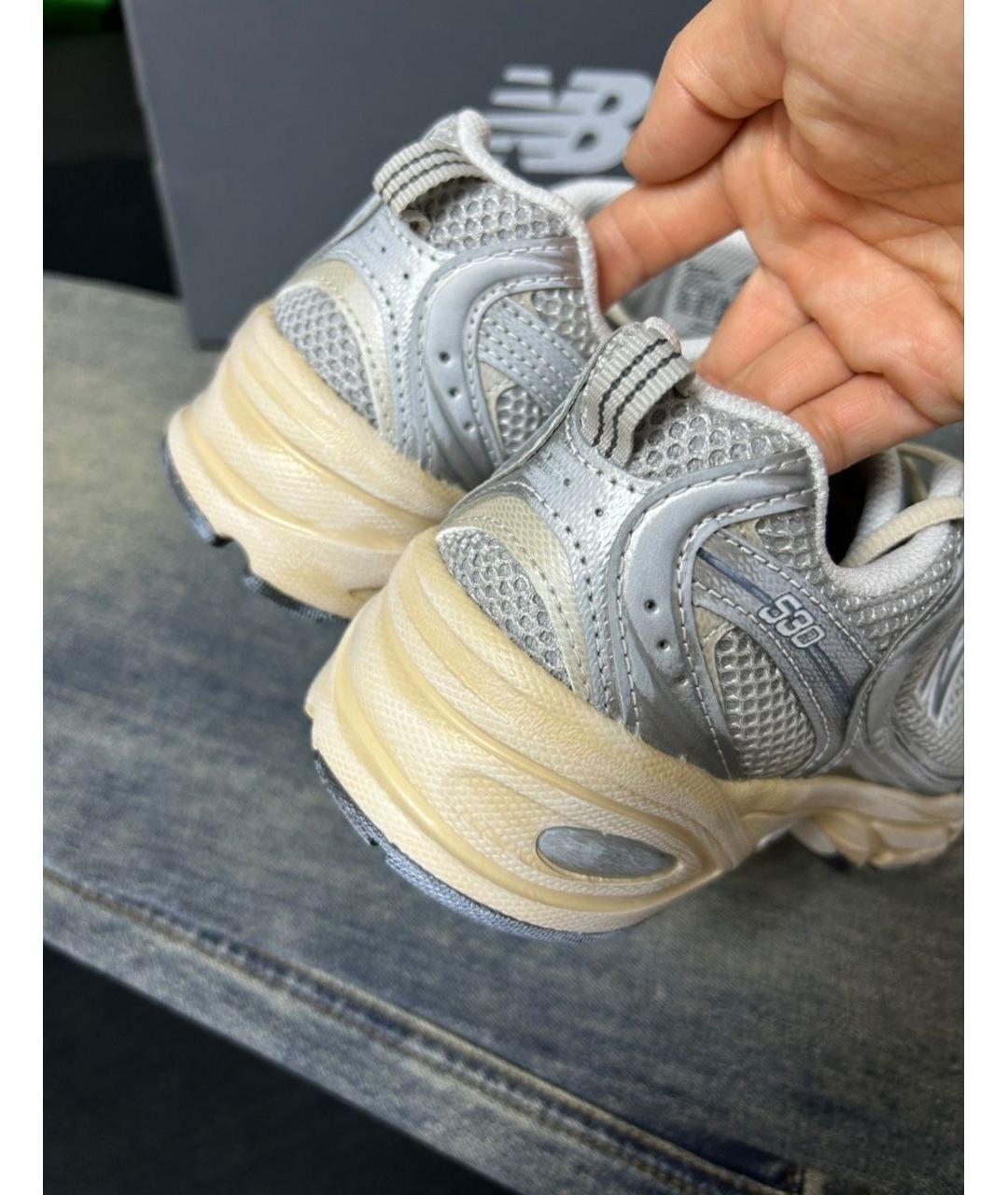 NEW BALANCE Серые кроссовки, фото 4