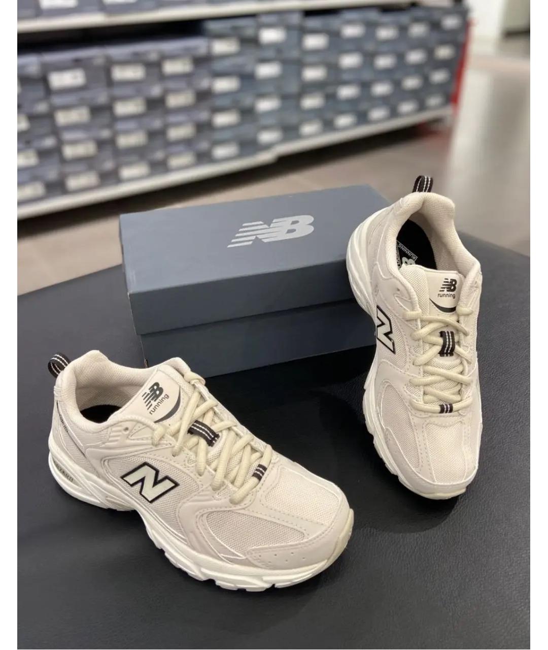 NEW BALANCE Бежевые кроссовки, фото 4