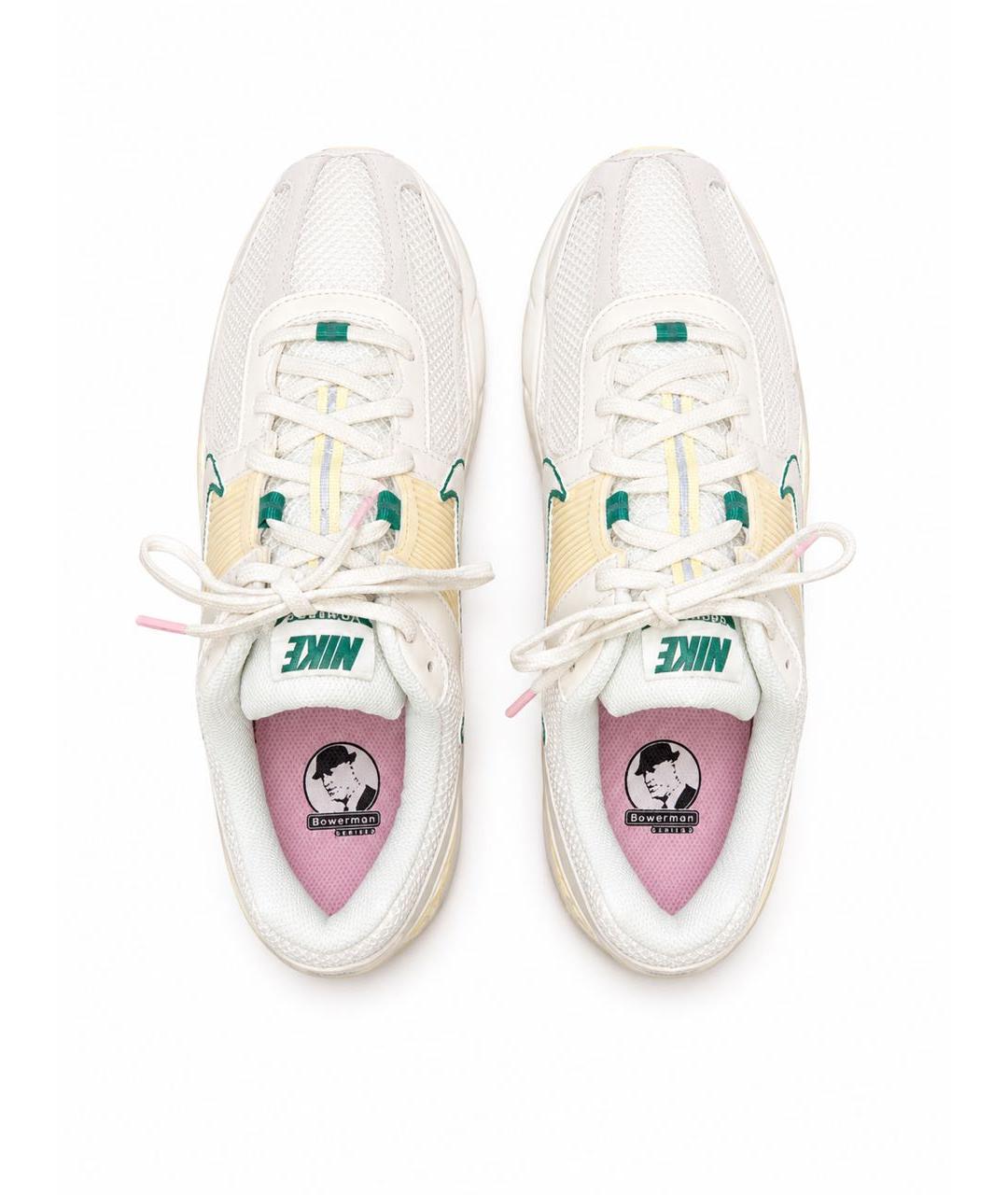 NIKE Белые текстильные низкие кроссовки / кеды, фото 3