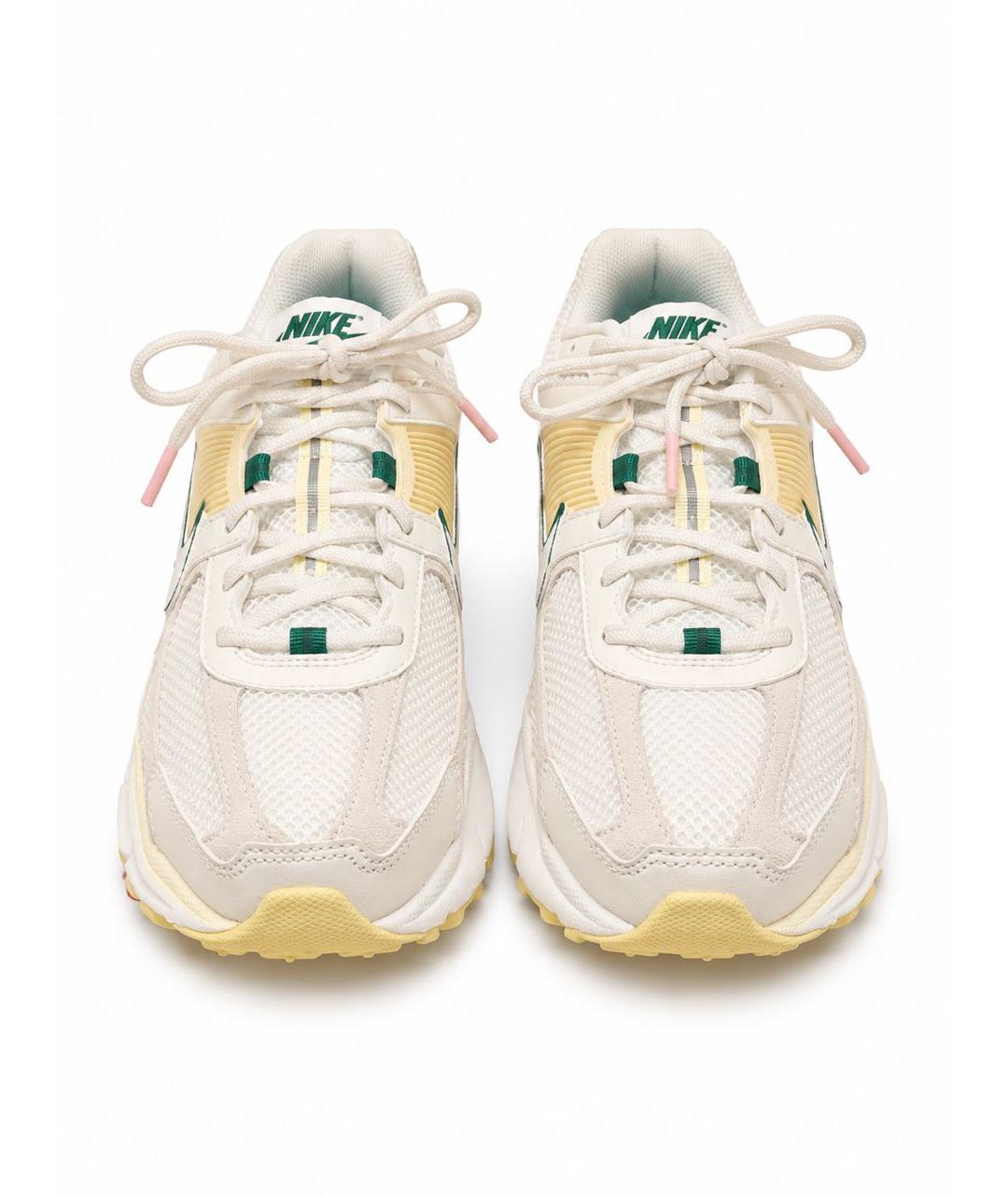 NIKE Белые текстильные низкие кроссовки / кеды, фото 2