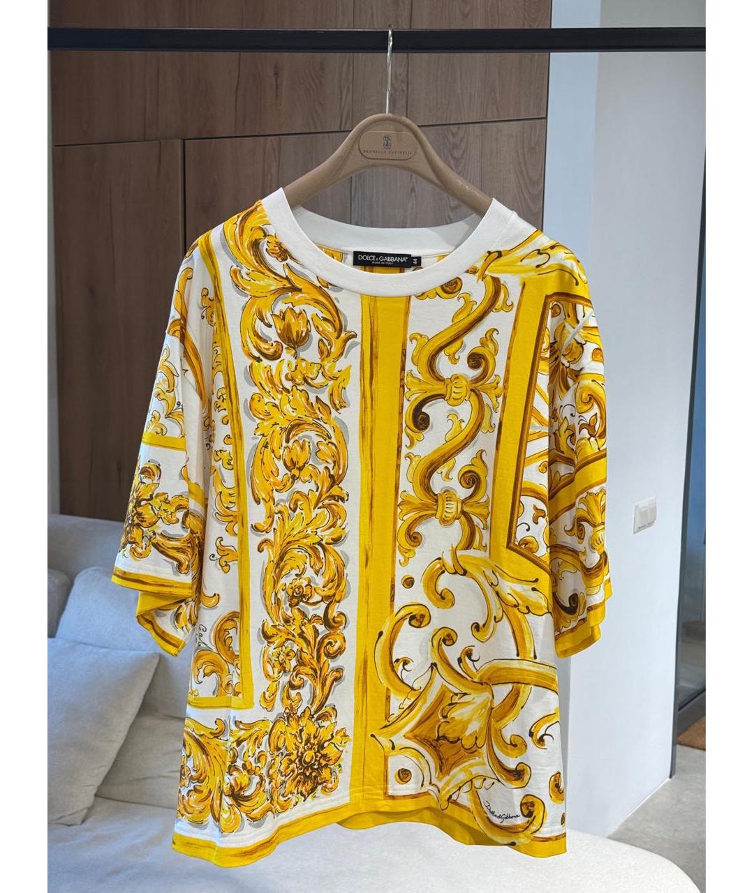 DOLCE&GABBANA Мульти футболка, фото 3