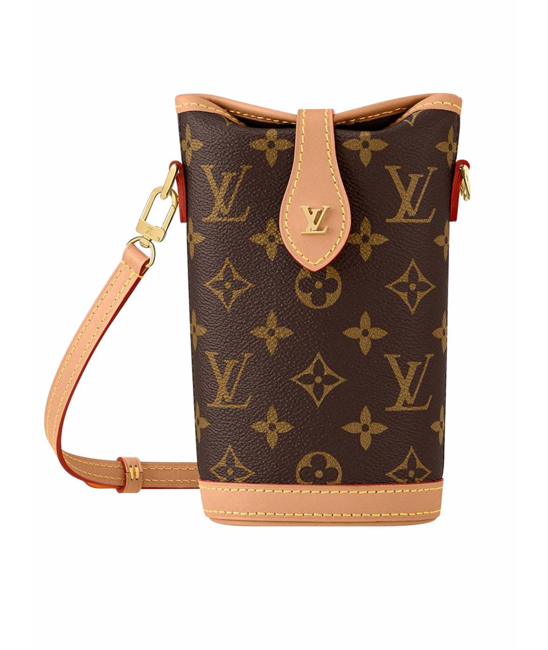 LOUIS VUITTON Коричневая сумка через плечо, фото 1