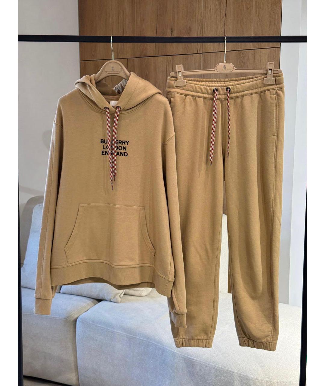 BURBERRY Бежевый спортивные костюмы, фото 4