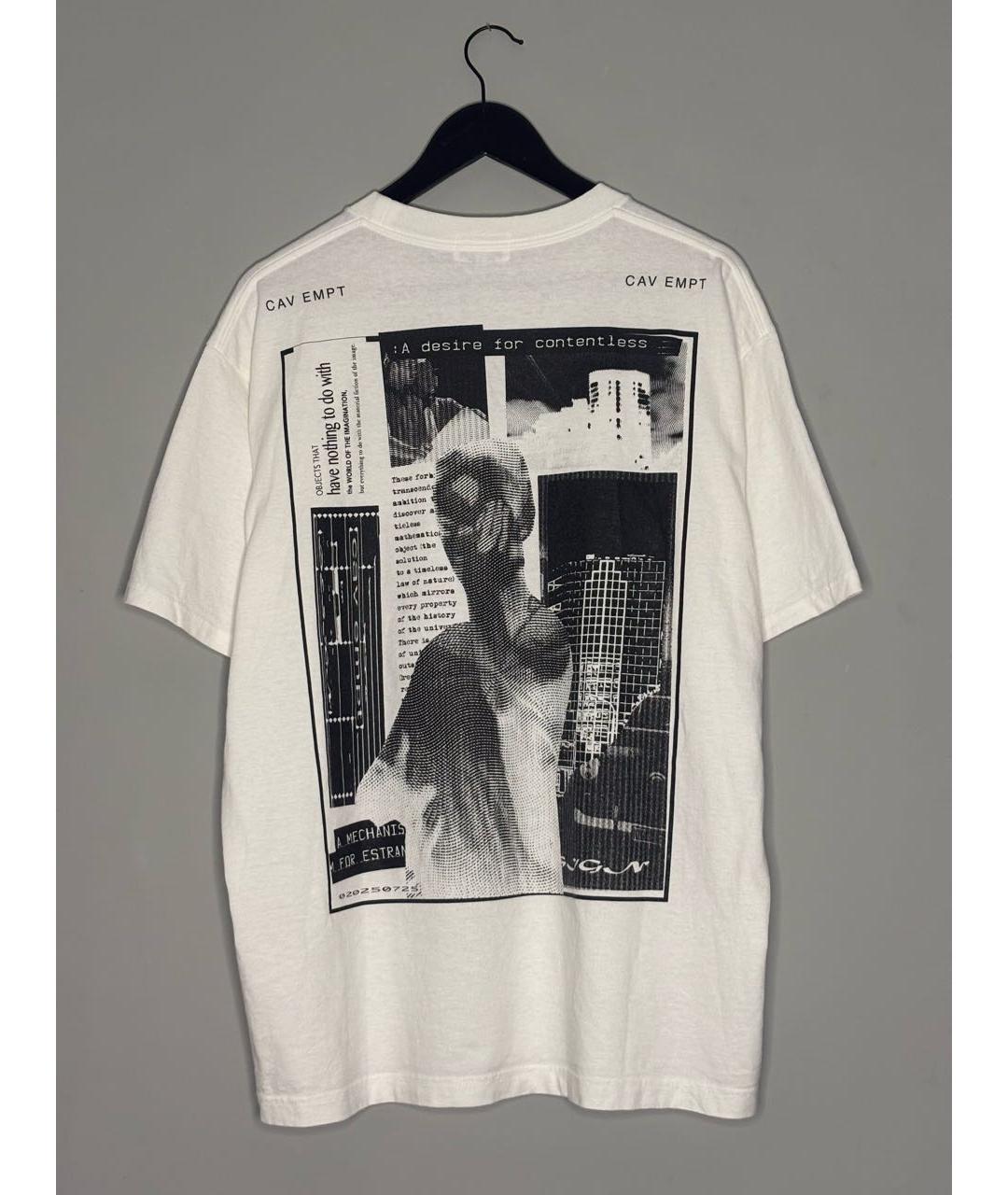 CAV EMPT Белая хлопковая футболка, фото 2