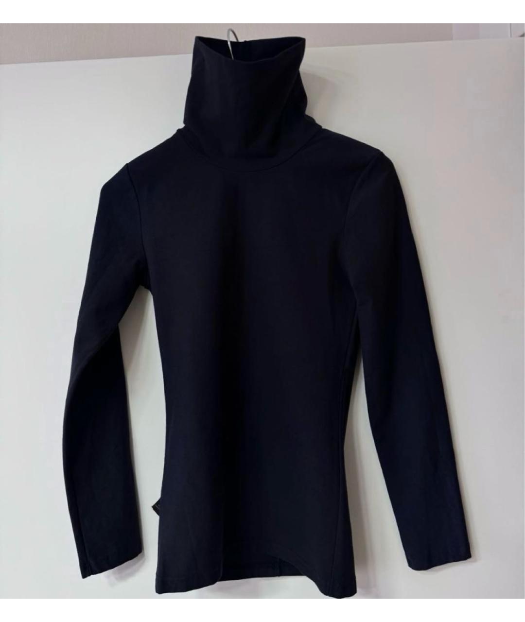 VETEMENTS Черная хлопковая водолазка, фото 4