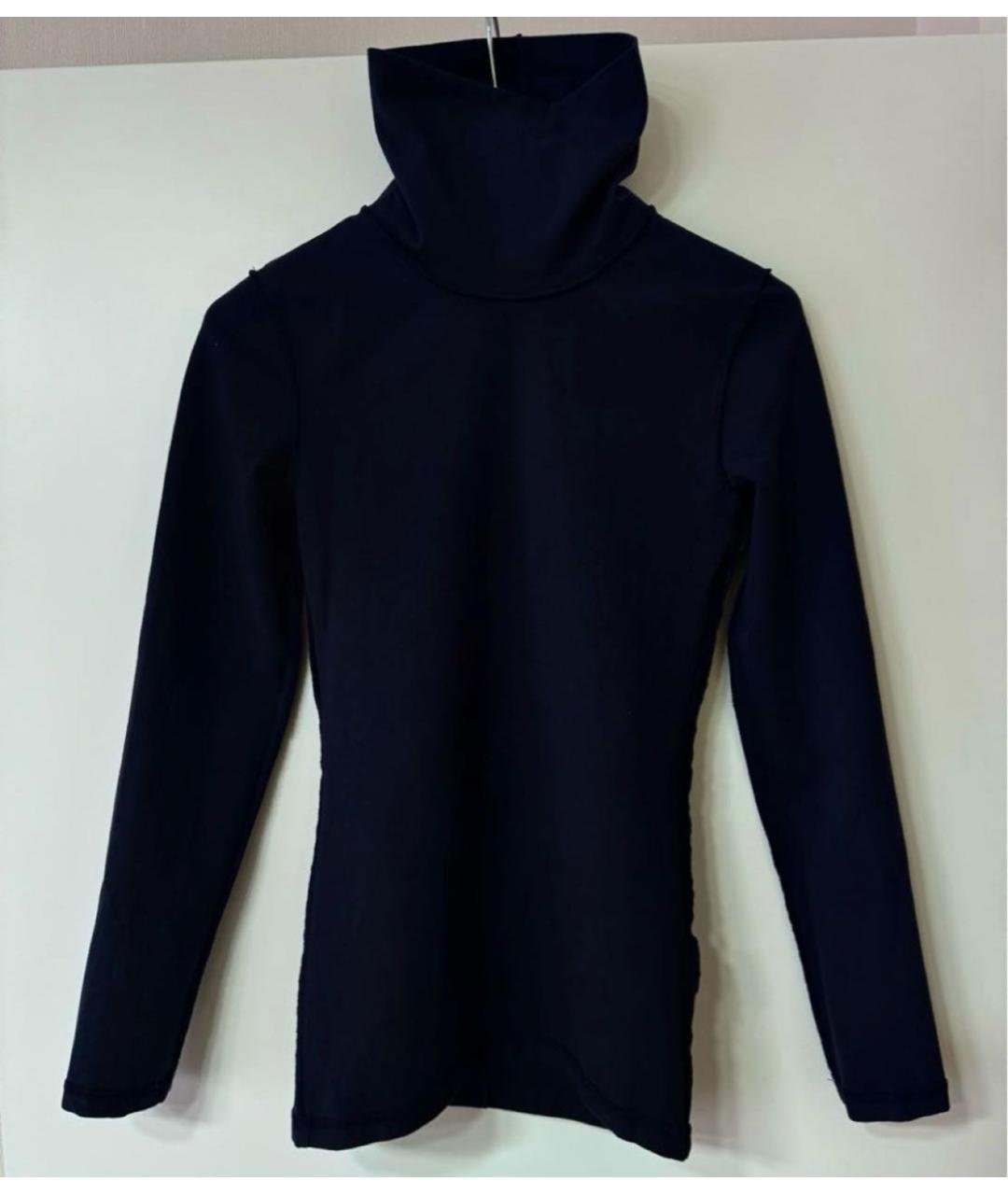 VETEMENTS Черная хлопковая водолазка, фото 6