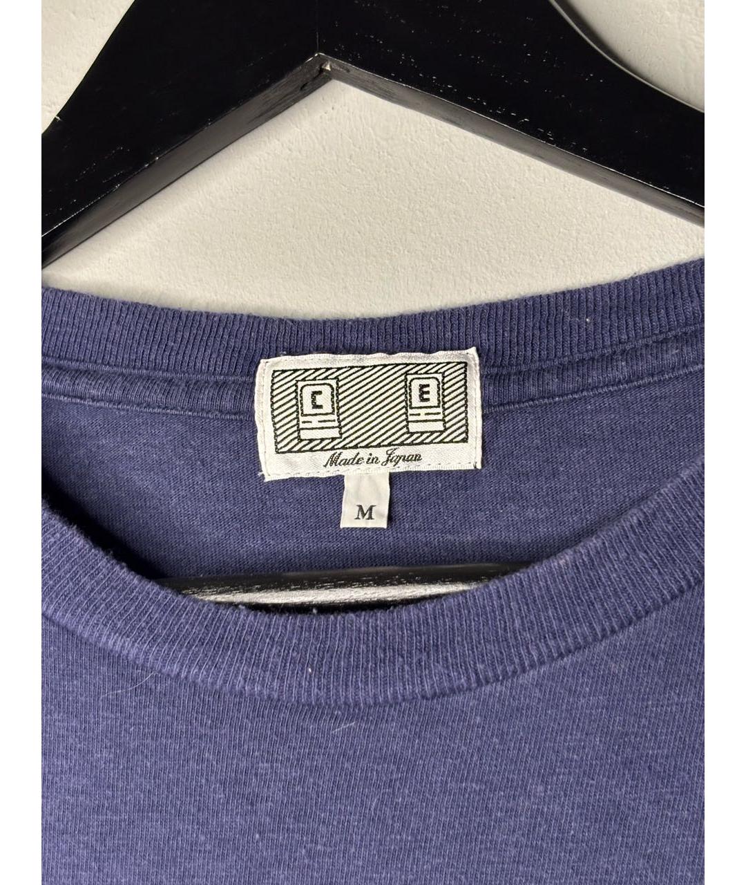 CAV EMPT Темно-синяя хлопковая футболка, фото 3