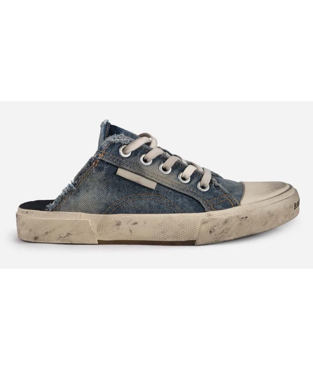 BALENCIAGA Голубые мюли, фото 9
