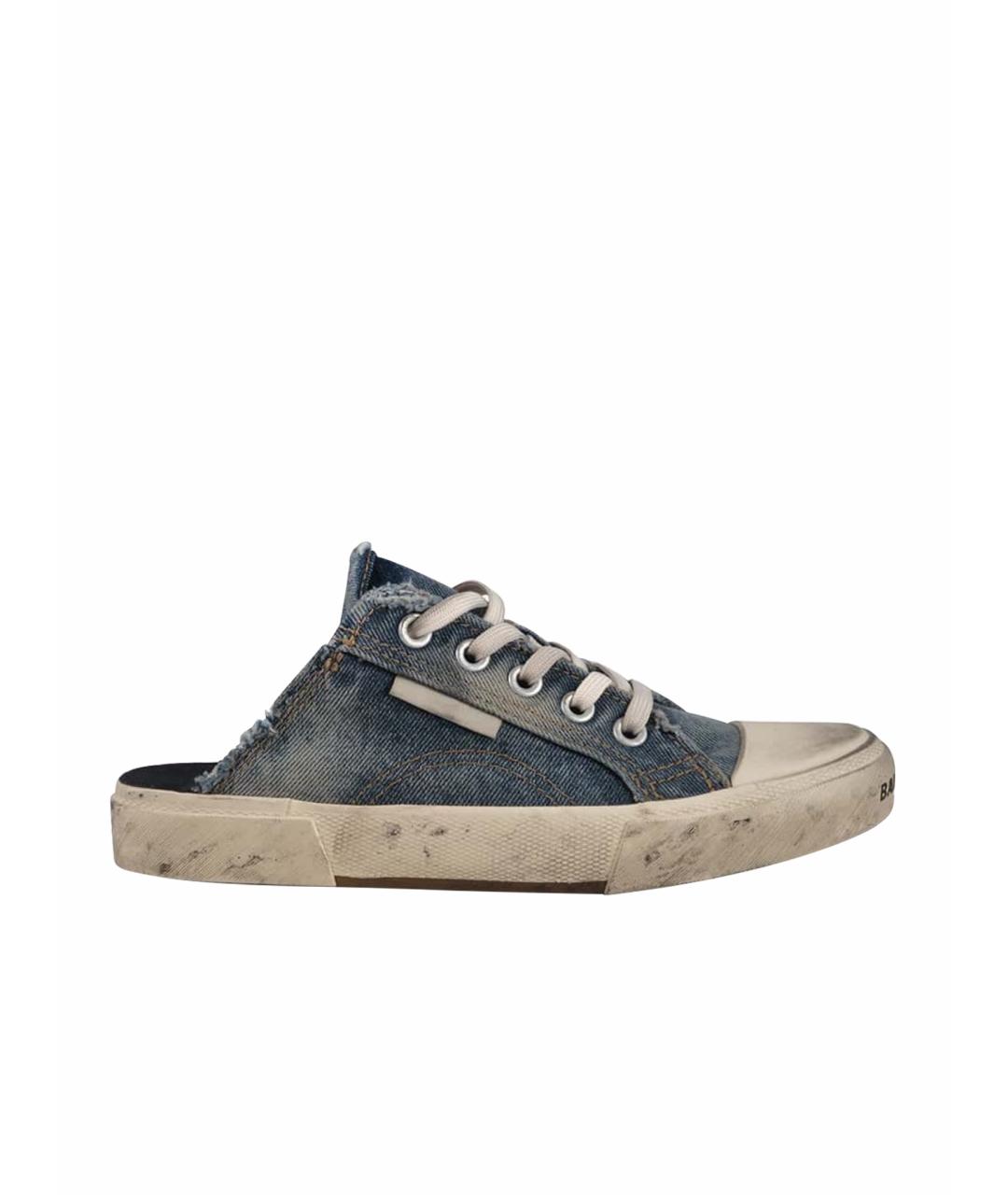 BALENCIAGA Голубые мюли, фото 1