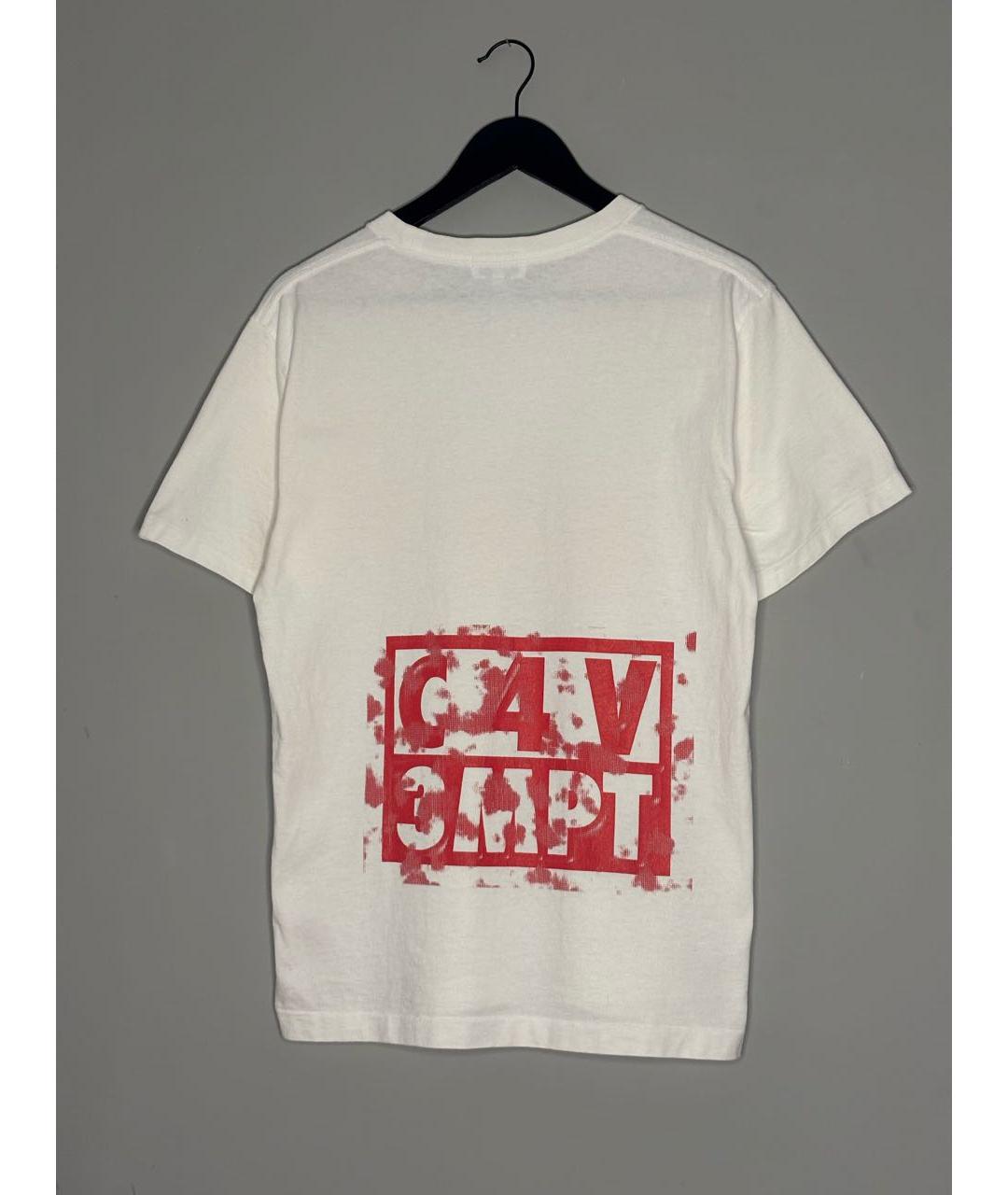 CAV EMPT Белая хлопковая футболка, фото 2