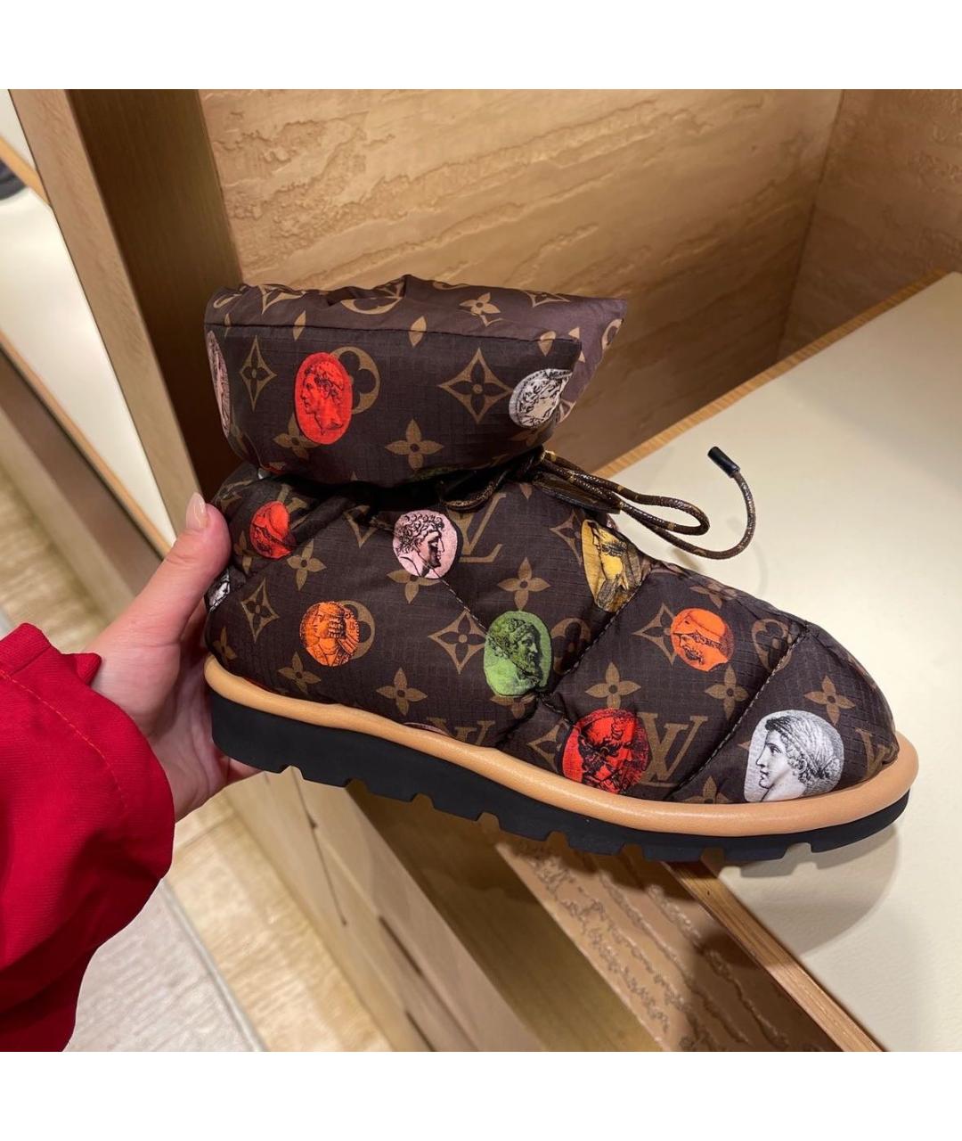 LOUIS VUITTON Коричневые ботинки, фото 2