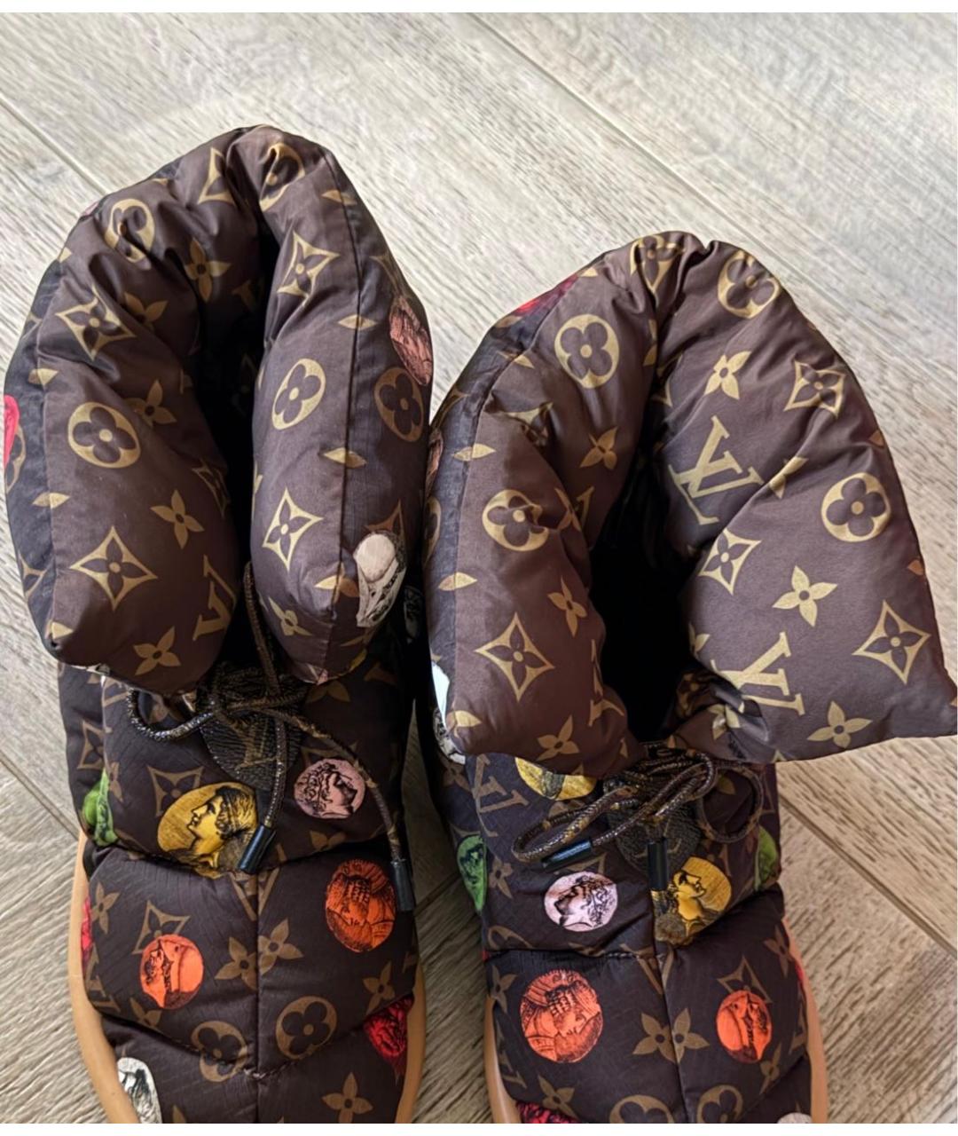 LOUIS VUITTON Коричневые ботинки, фото 8