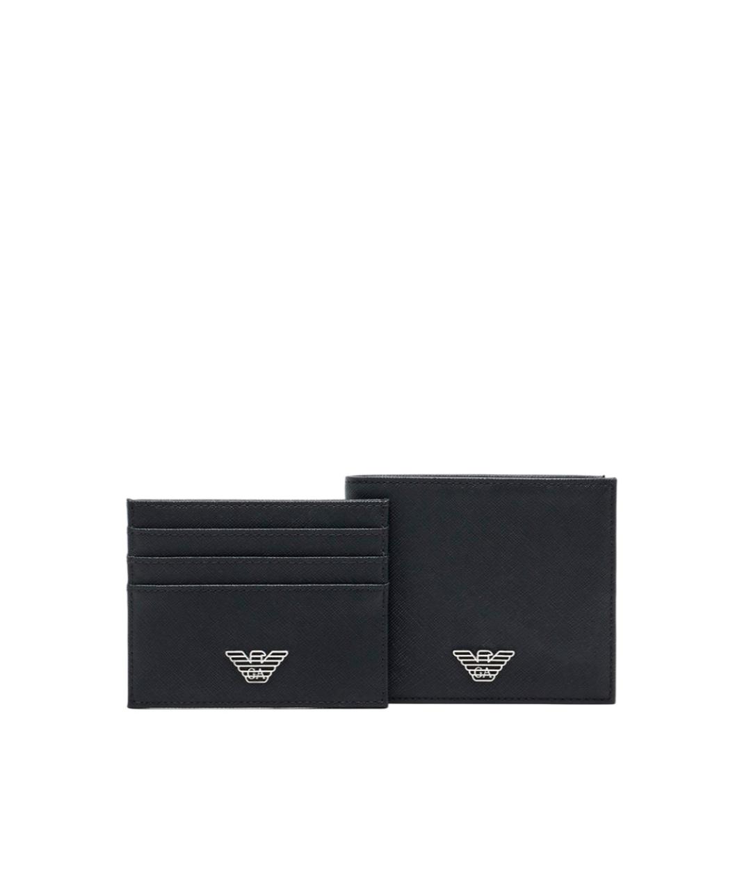 EMPORIO ARMANI Черный кошелек, фото 1