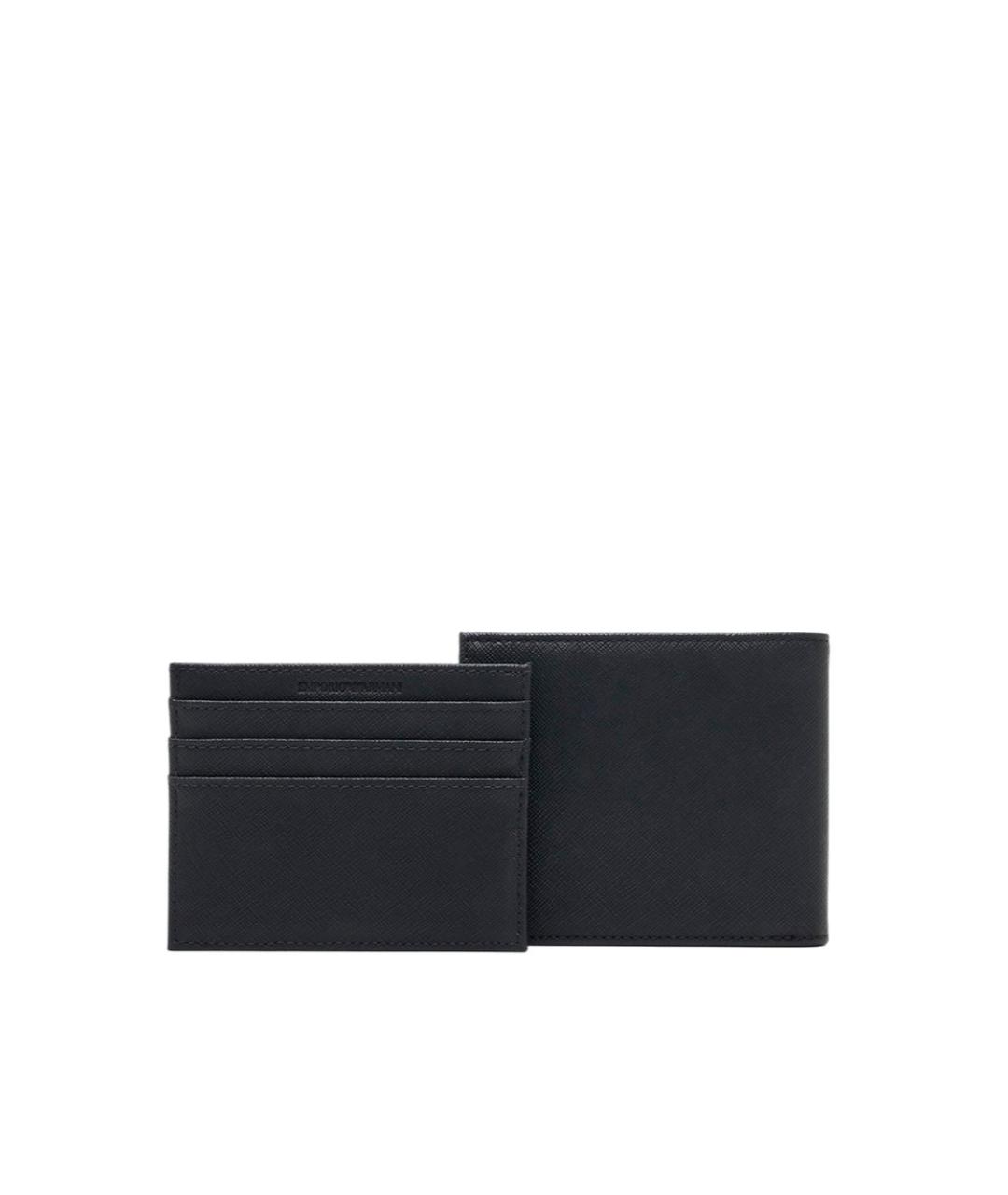 EMPORIO ARMANI Черный кошелек, фото 2
