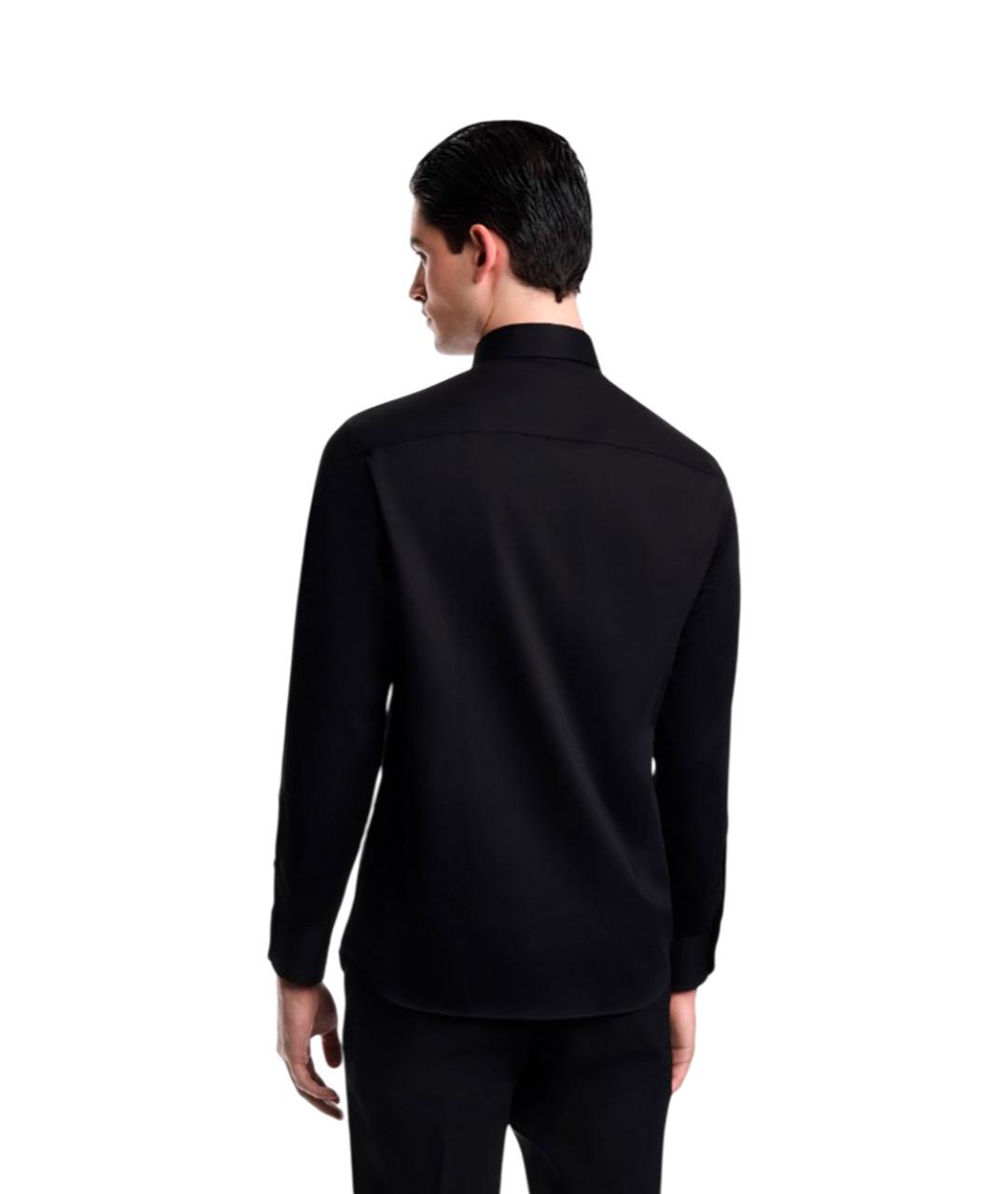 EMPORIO ARMANI Черная классическая рубашка, фото 3