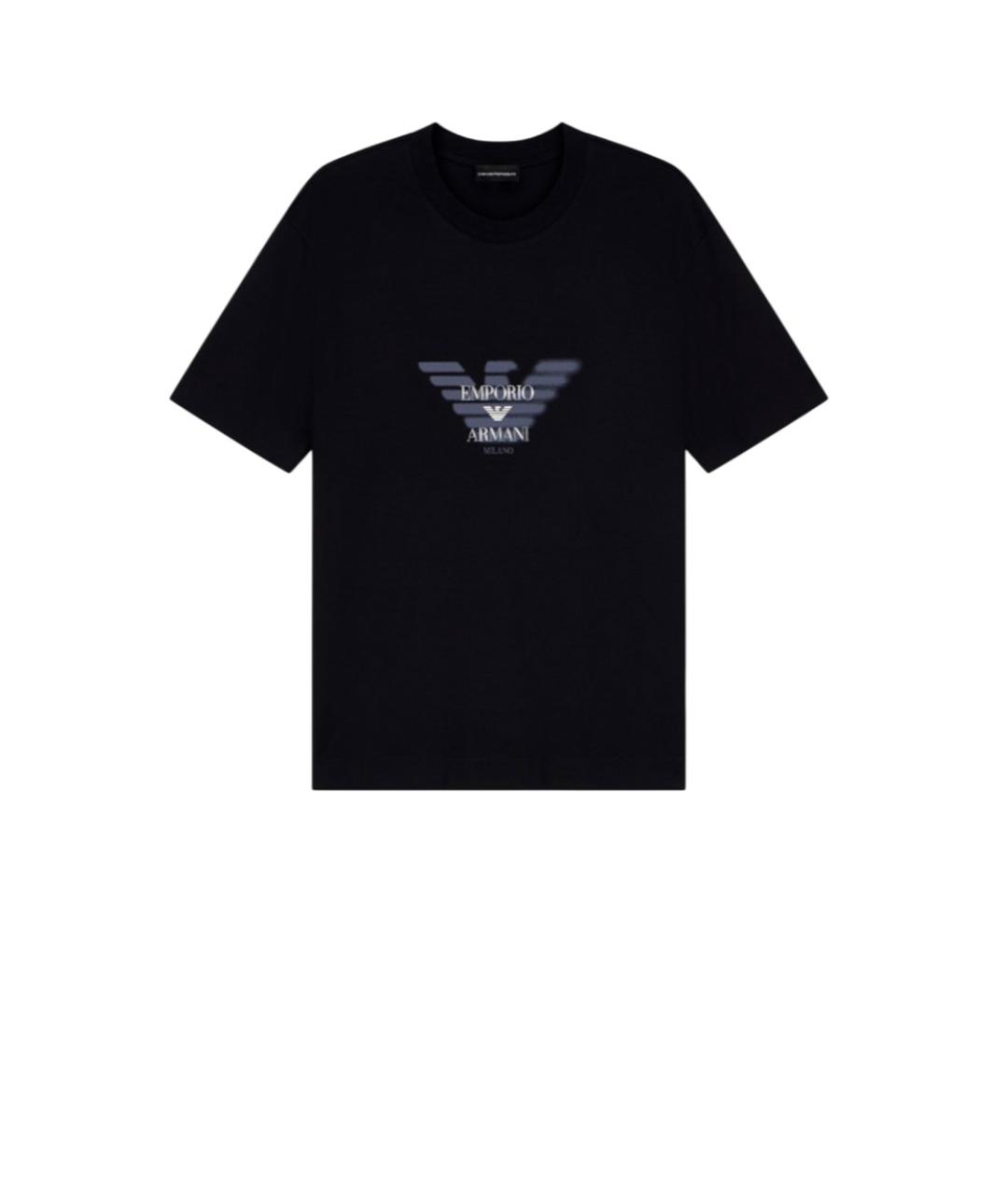 EMPORIO ARMANI Черная футболка, фото 1