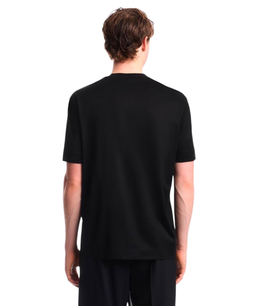 EMPORIO ARMANI Черная футболка, фото 3