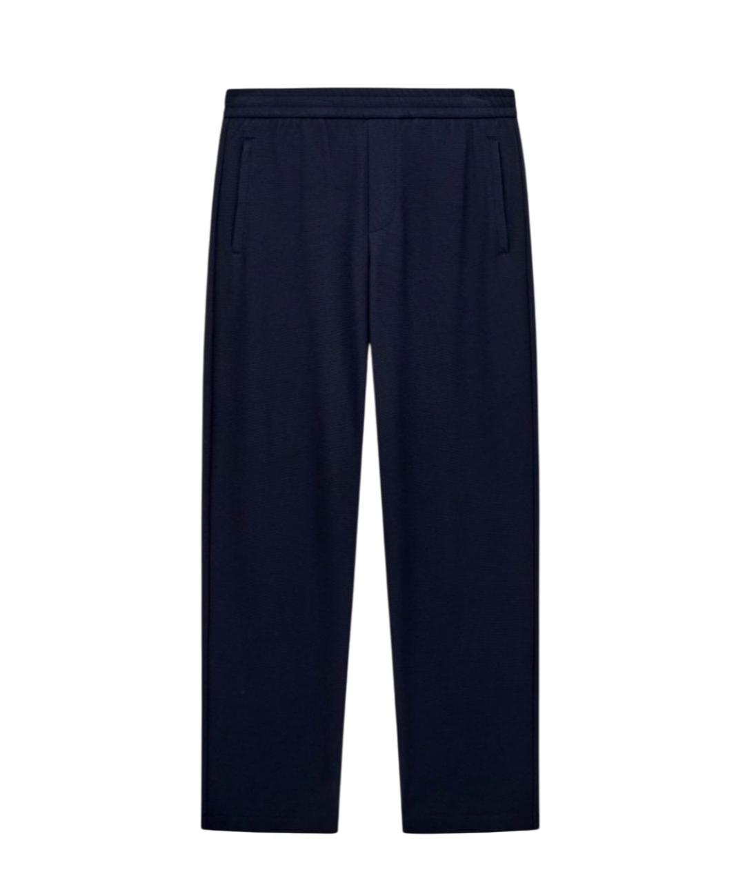 EMPORIO ARMANI Синие повседневные брюки, фото 1