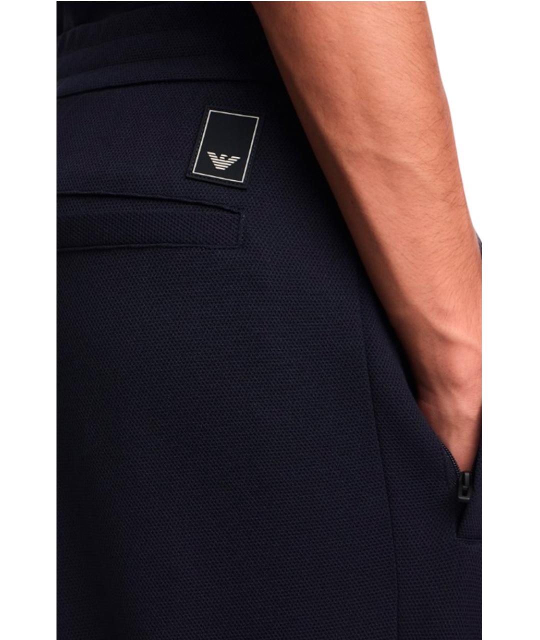 EMPORIO ARMANI Синие повседневные брюки, фото 4