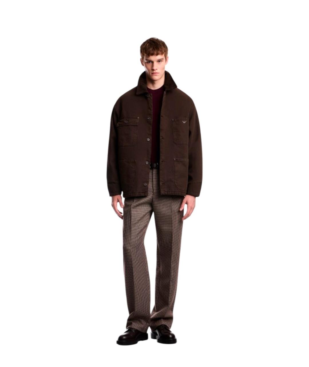 EMPORIO ARMANI Коричневая куртка, фото 2