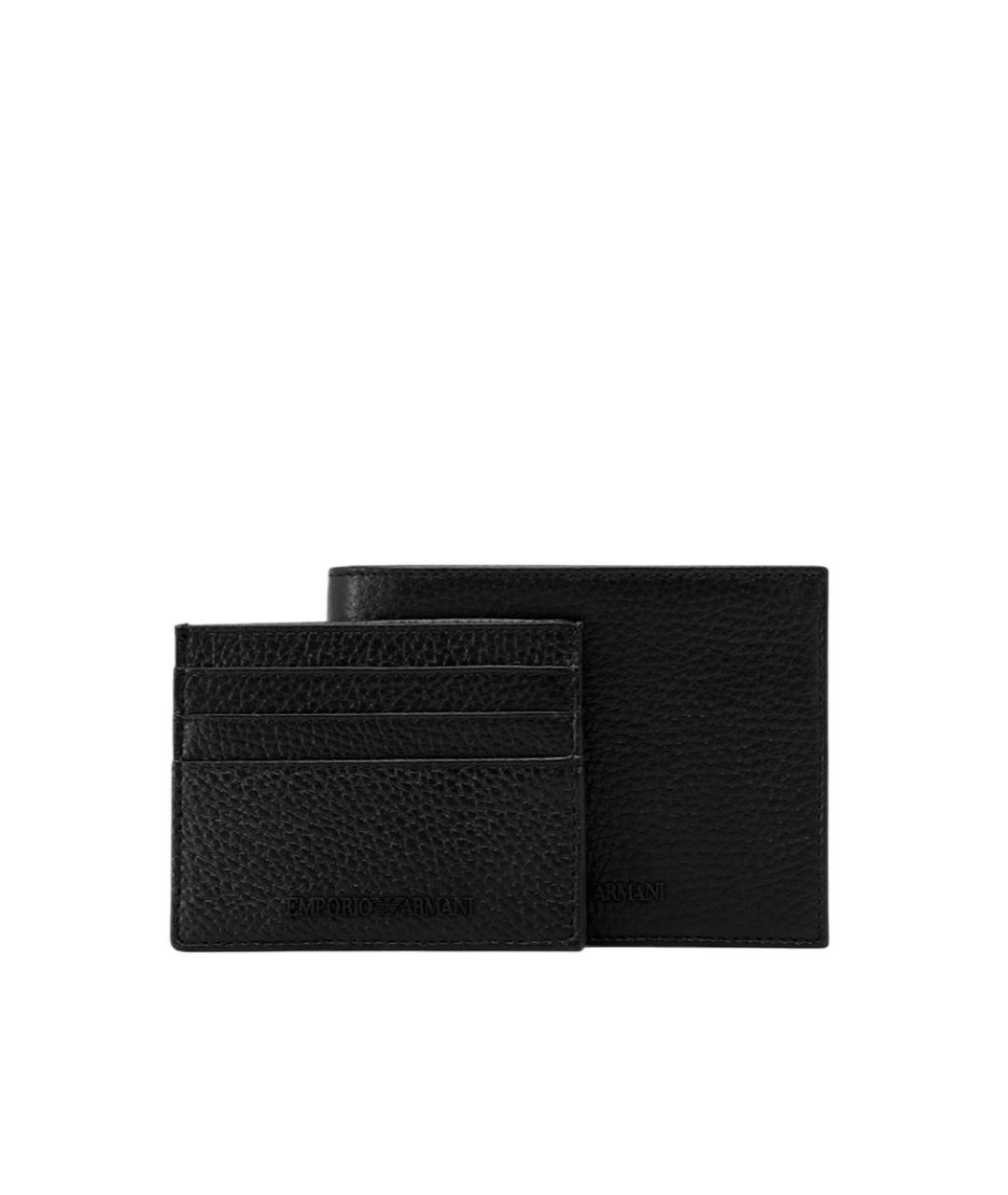 EMPORIO ARMANI Черный кошелек, фото 1